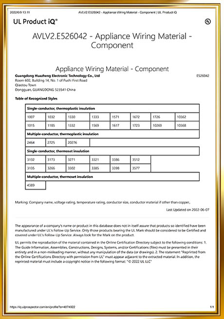 Certificate Of Honor